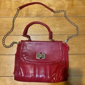 Ladies White House/Black Market Red Handbag